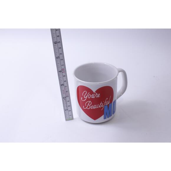 You're Beautiful Mom, Message Mug, Mother's Day, Novelty Cup, Tea Coffee Cup - Picture 3 of 3